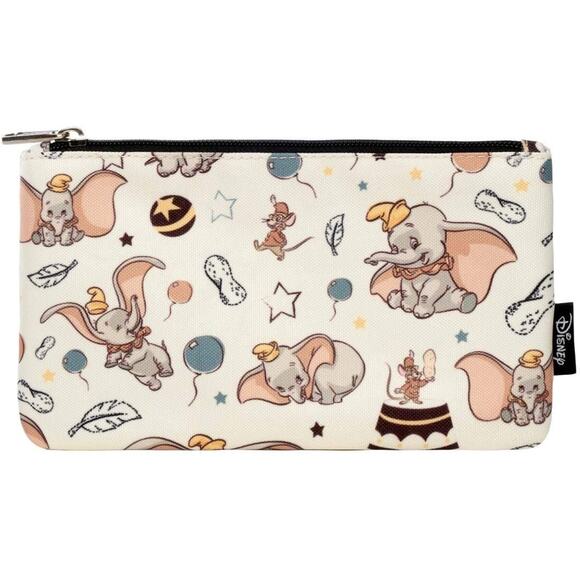 Loungefly Other - Loungefly Dumbo Cute Circus All-Over Print Nylon Pouch / Cosmetic Bag | NWT